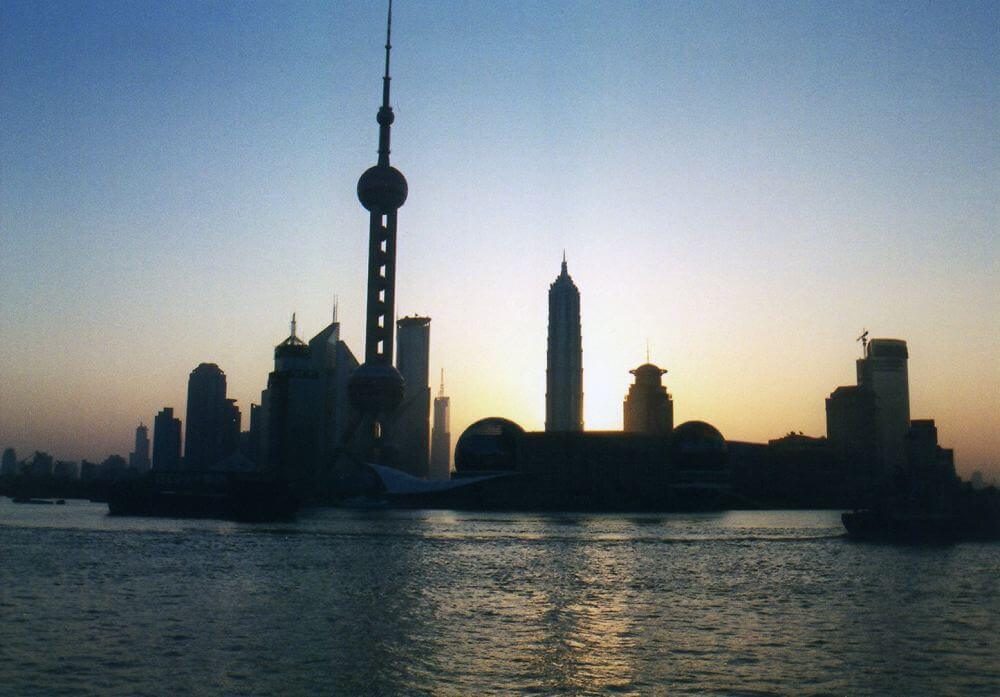 上海の日の出