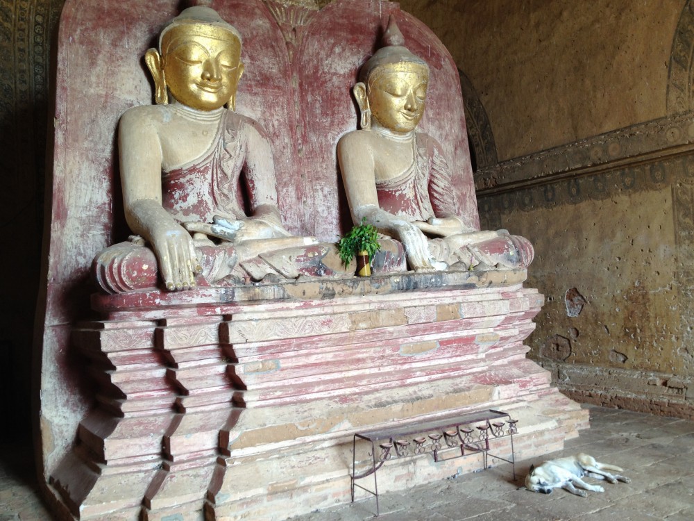 スラマニ寺院の仏像 【バガン遺跡】【ミャンマー（バガン）】