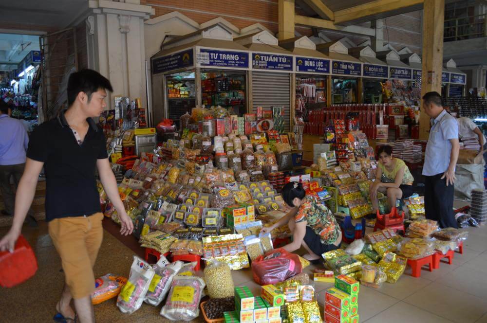 ベトナム４　ハノイ　ドンスアン市場