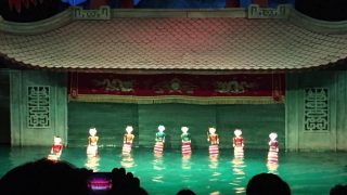 ベトナム５　ハノイ　タンロン水上人形劇