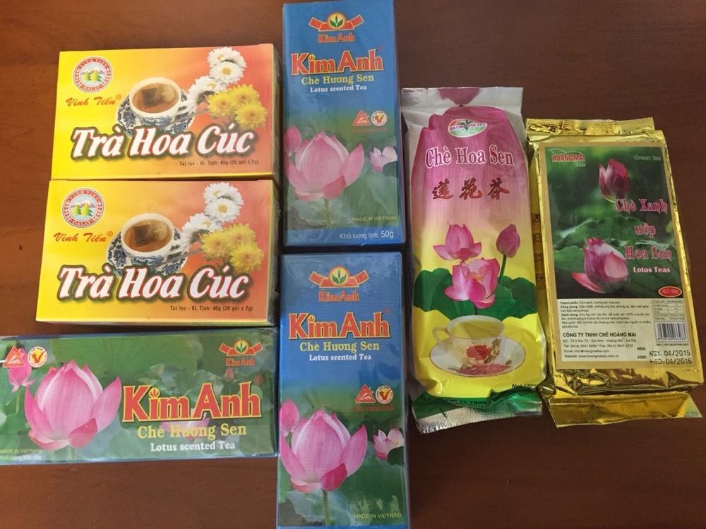 ベトナムお土産　ハス茶、菊茶