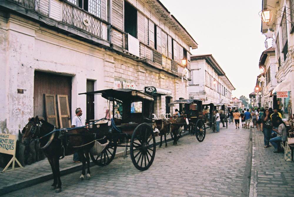 フィリピン、ビガン。世界遺産、ビガン歴史都市