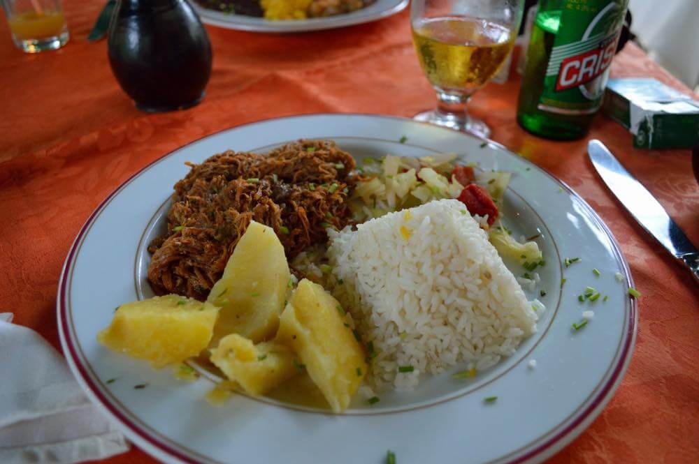 レストラン、ラ・ミーアでの夕食、ハバナ旧市街の風景 【キューバ Cuba】