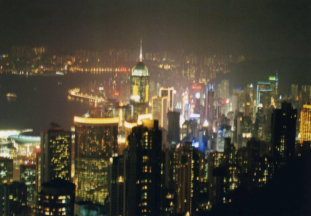 100万ドルの香港の夜景 【香港】