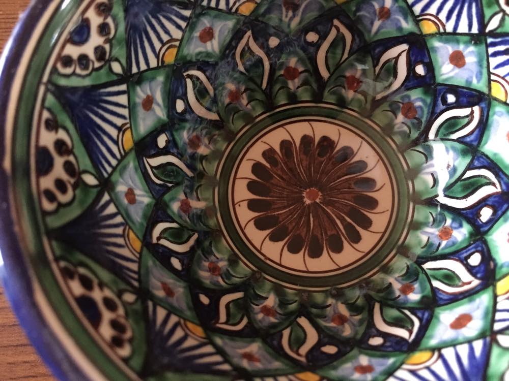 ウズベキスタン、ヒヴァの小皿【お土産】