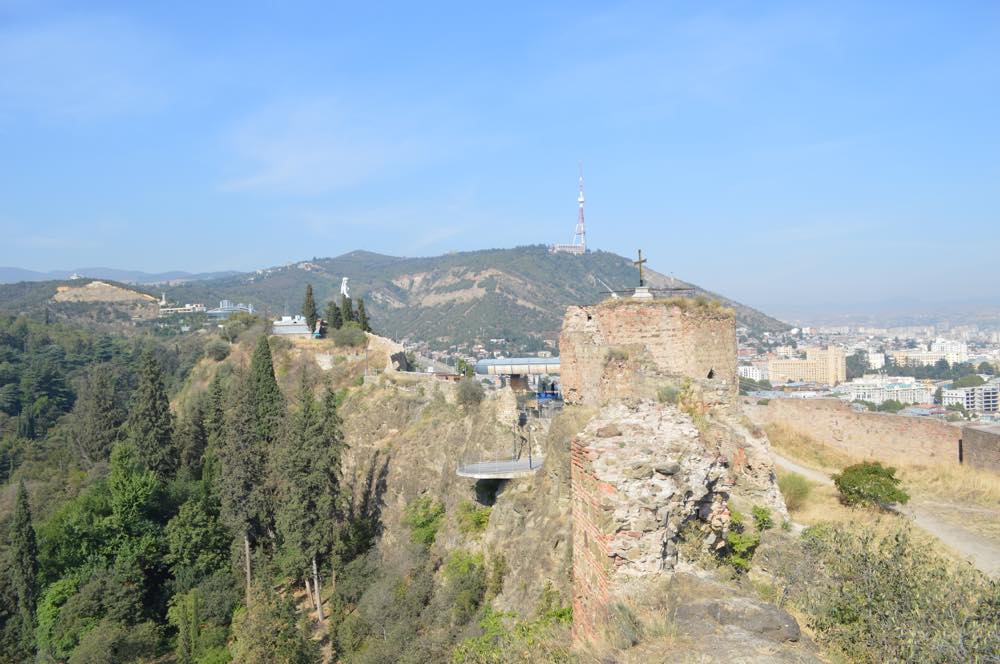 トビリシ、ナリカラ要塞からの眺め【ジョージア（グルジア）Georgia：საქართველო】