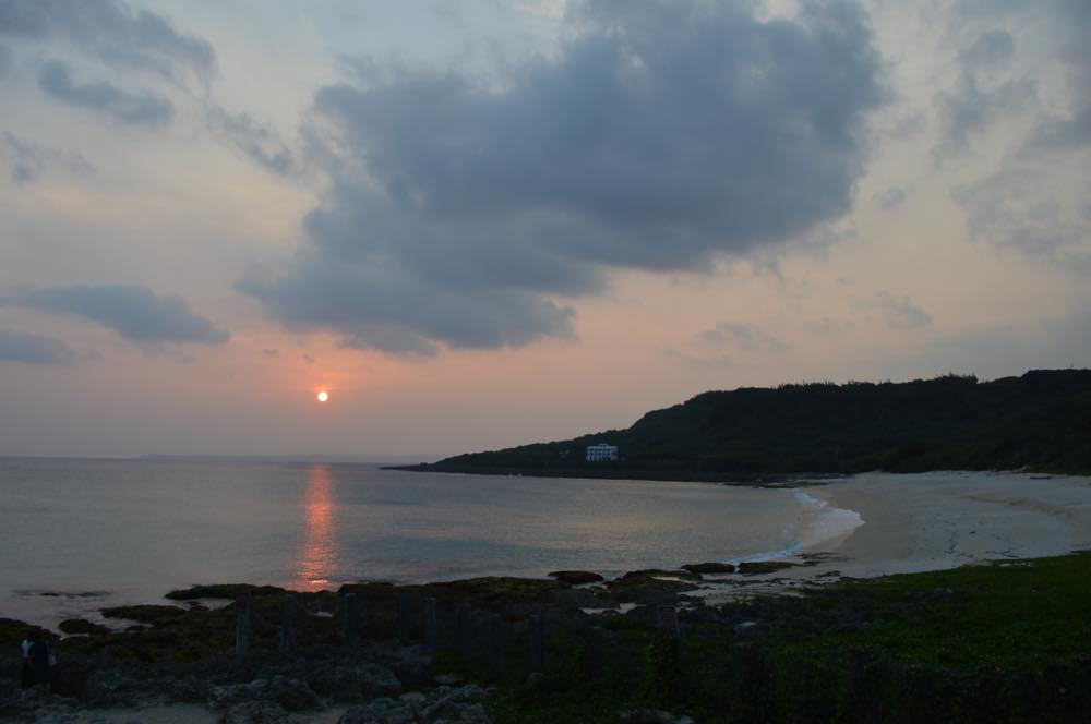 砂島の夕陽【台湾３（最南端）】