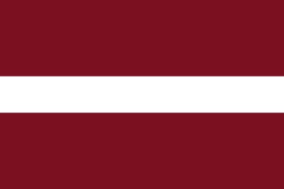 ラトビア国旗（バルト三国）