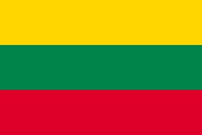 リトアニア国旗（バルト三国）