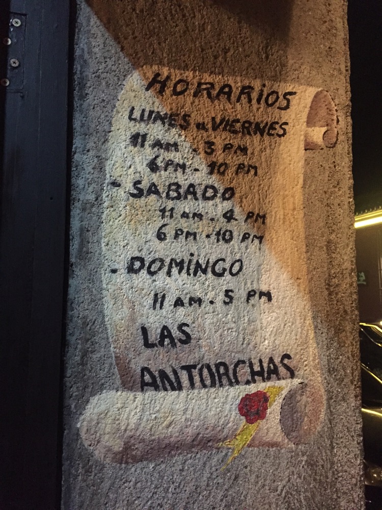 Restaurante Las Antorchas【グアテマラ①：成田～アンティグア】
