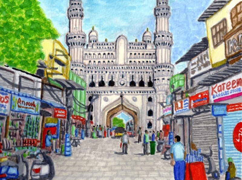 チャール・ミナール（インド・ハイデラバード）