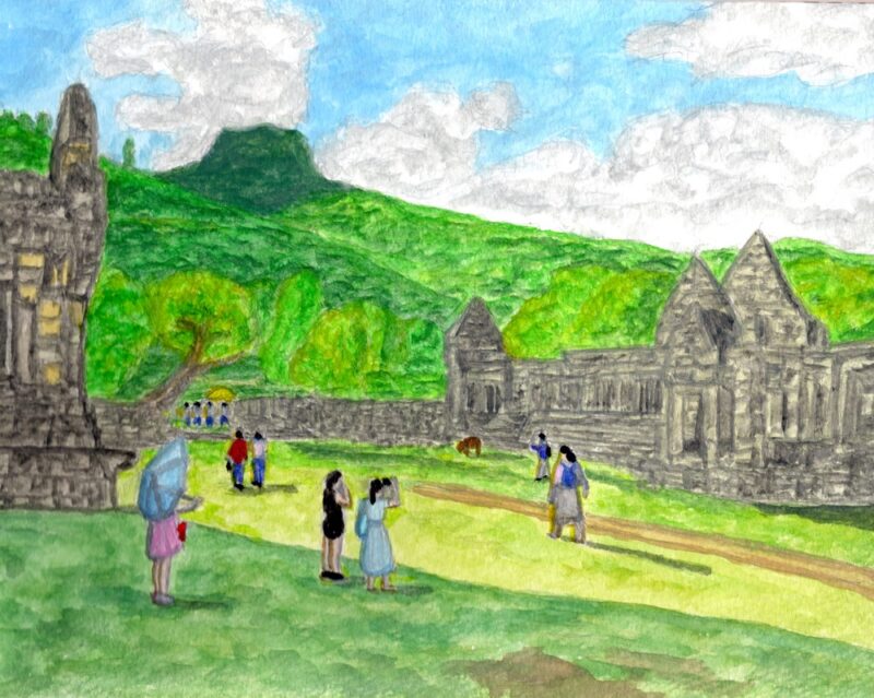 ワット・プーの遺跡（ラオス）