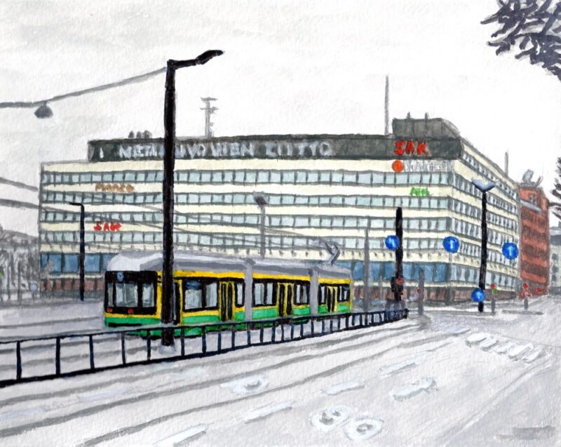 ヘルシンキのトラム（フィンランド）