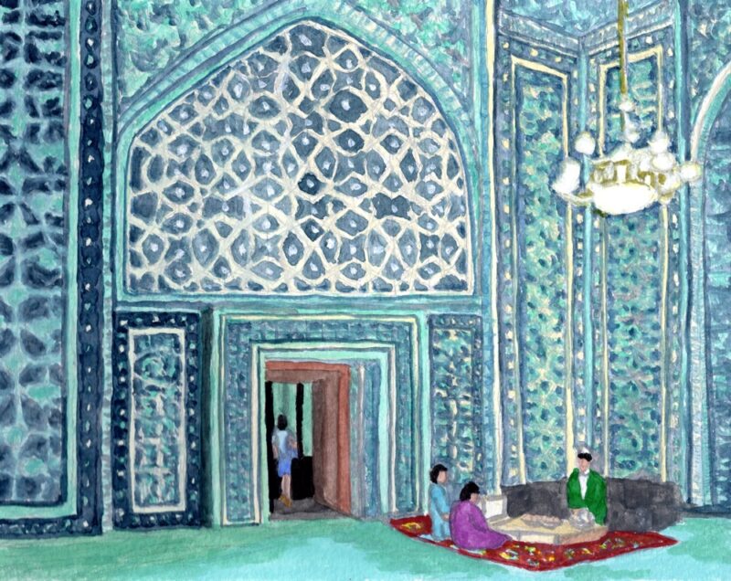 パフラヴァン・マフムド廟（ウズベキスタン・ヒヴァ）