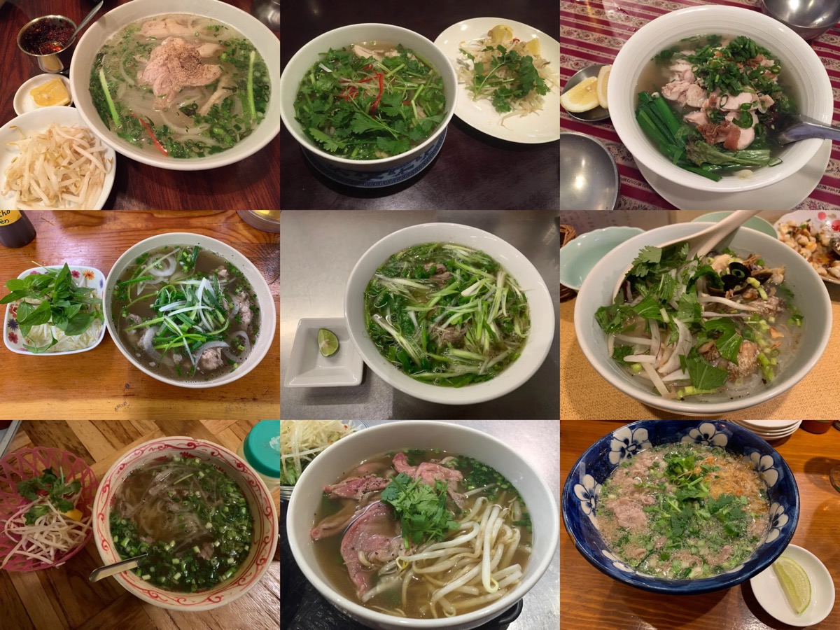 東京都内・近郊・現地で食べた「フォー」《絶品》15杯