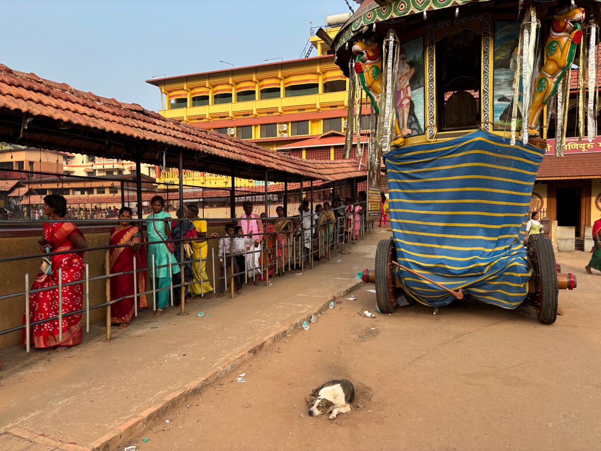 スリ・クリシュナ寺院（インド・カルナータカ州ウドゥピ）