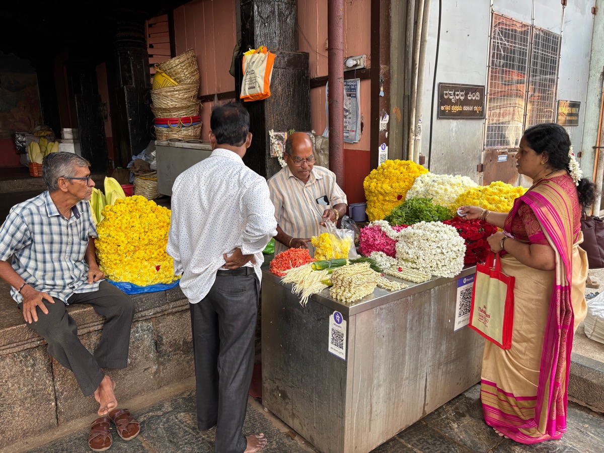 スリ・クリシュナ寺院（インド・カルナータカ州ウドゥピ）