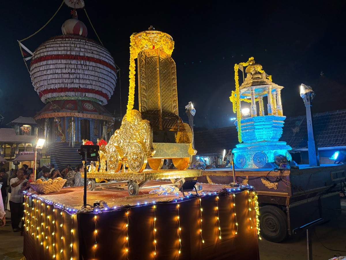 スリ・クリシュナ寺院（インド・カルナータカ州ウドゥピ）