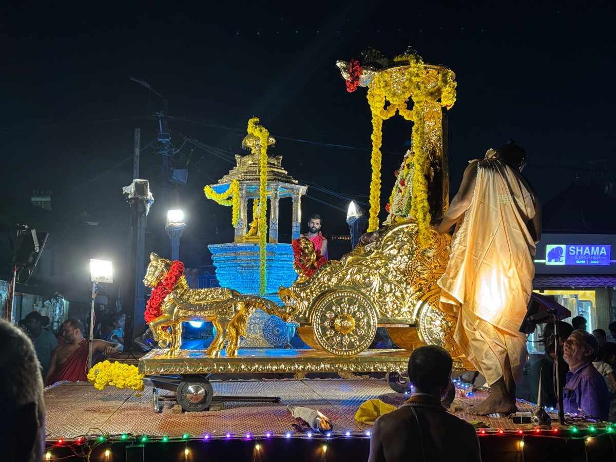 スリ・クリシュナ寺院（インド・カルナータカ州ウドゥピ）