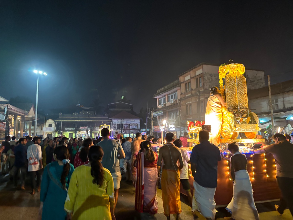 スリ・クリシュナ寺院（インド・カルナータカ州ウドゥピ）