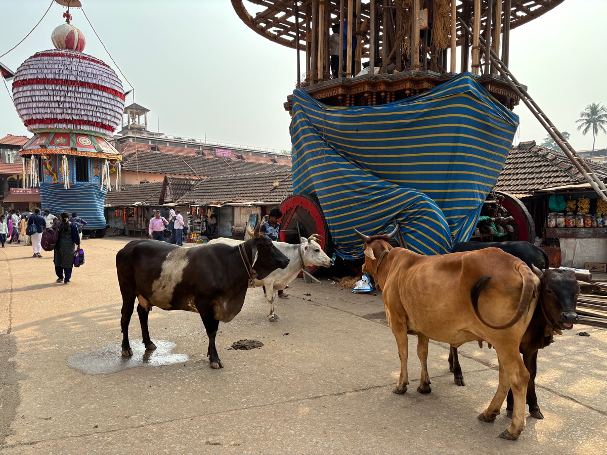 スリ・クリシュナ寺院(インド・カルナータカ州ウドゥピ)