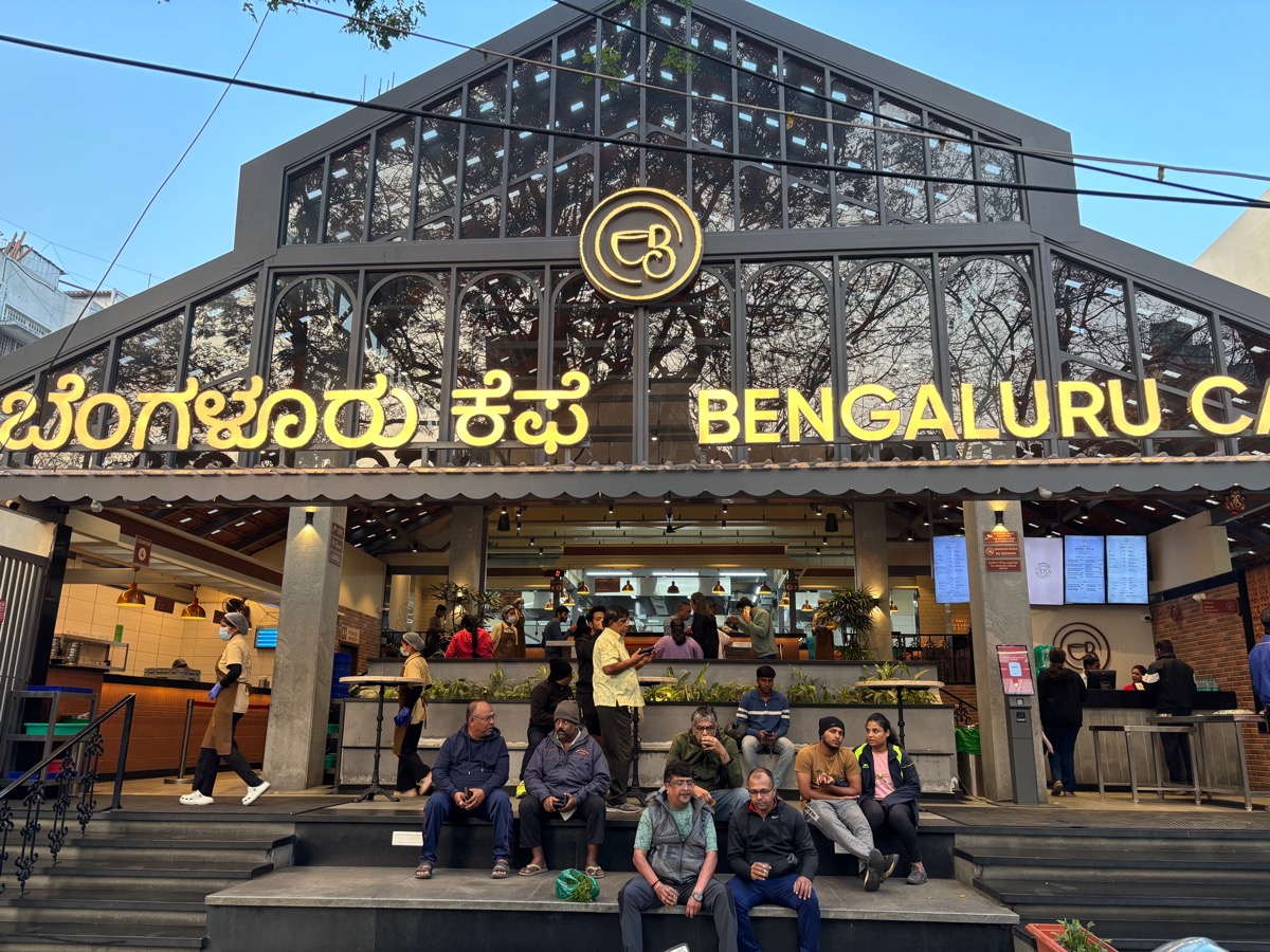 Bengaluru cafe(インド・カルナータカ州バンガロール)