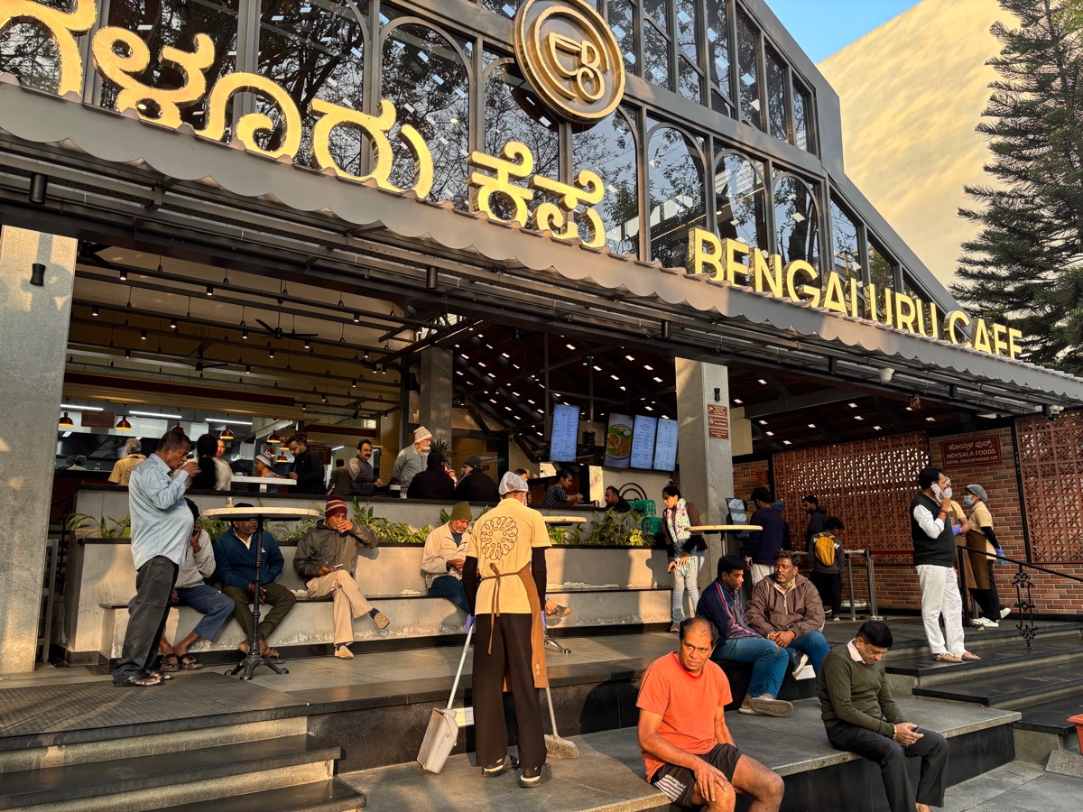 Bengaluru cafe(インド・カルナータカ州バンガロール)