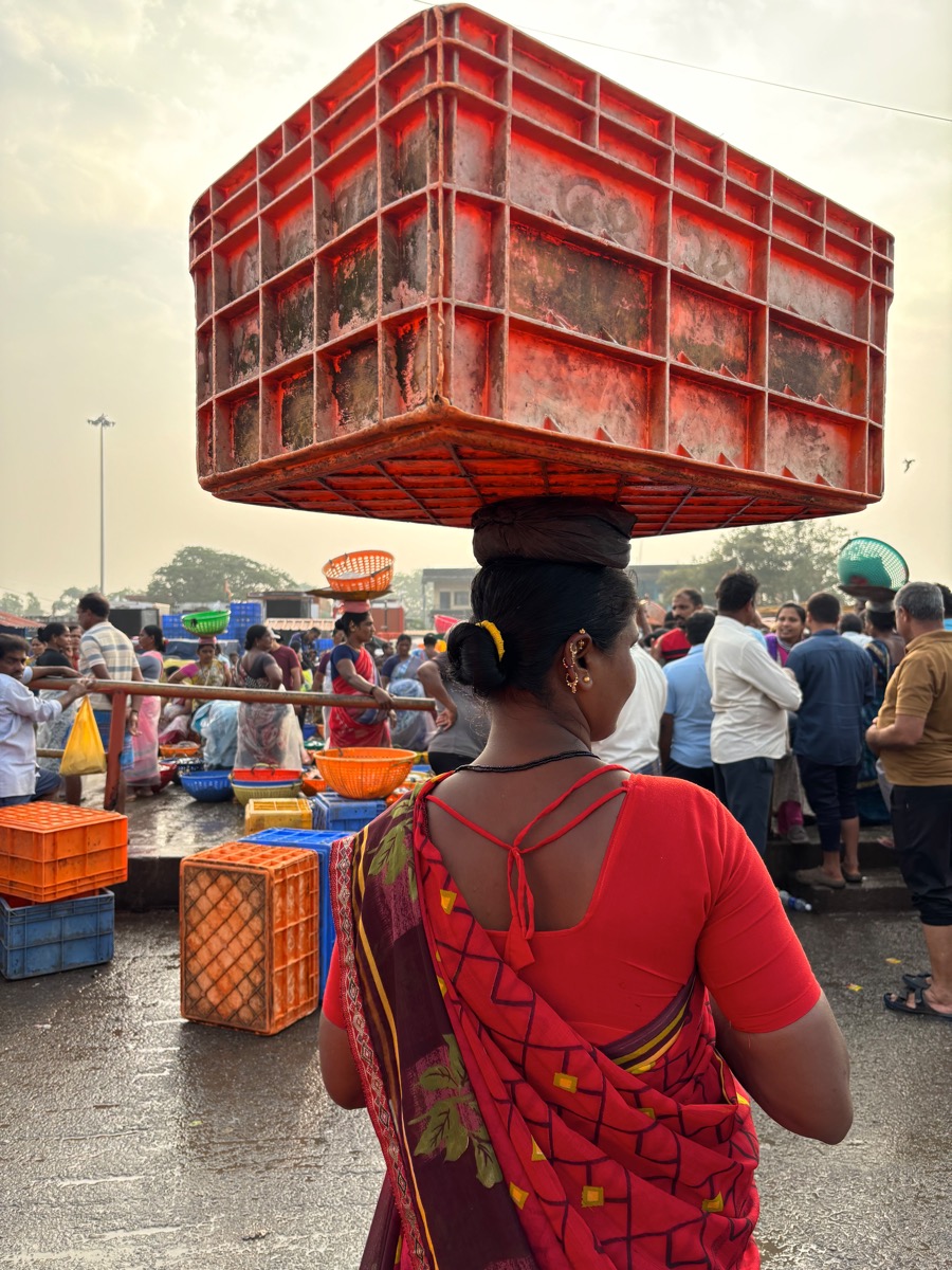 フィッシュマーケット(インド・カルナータカ州ウドゥピ)