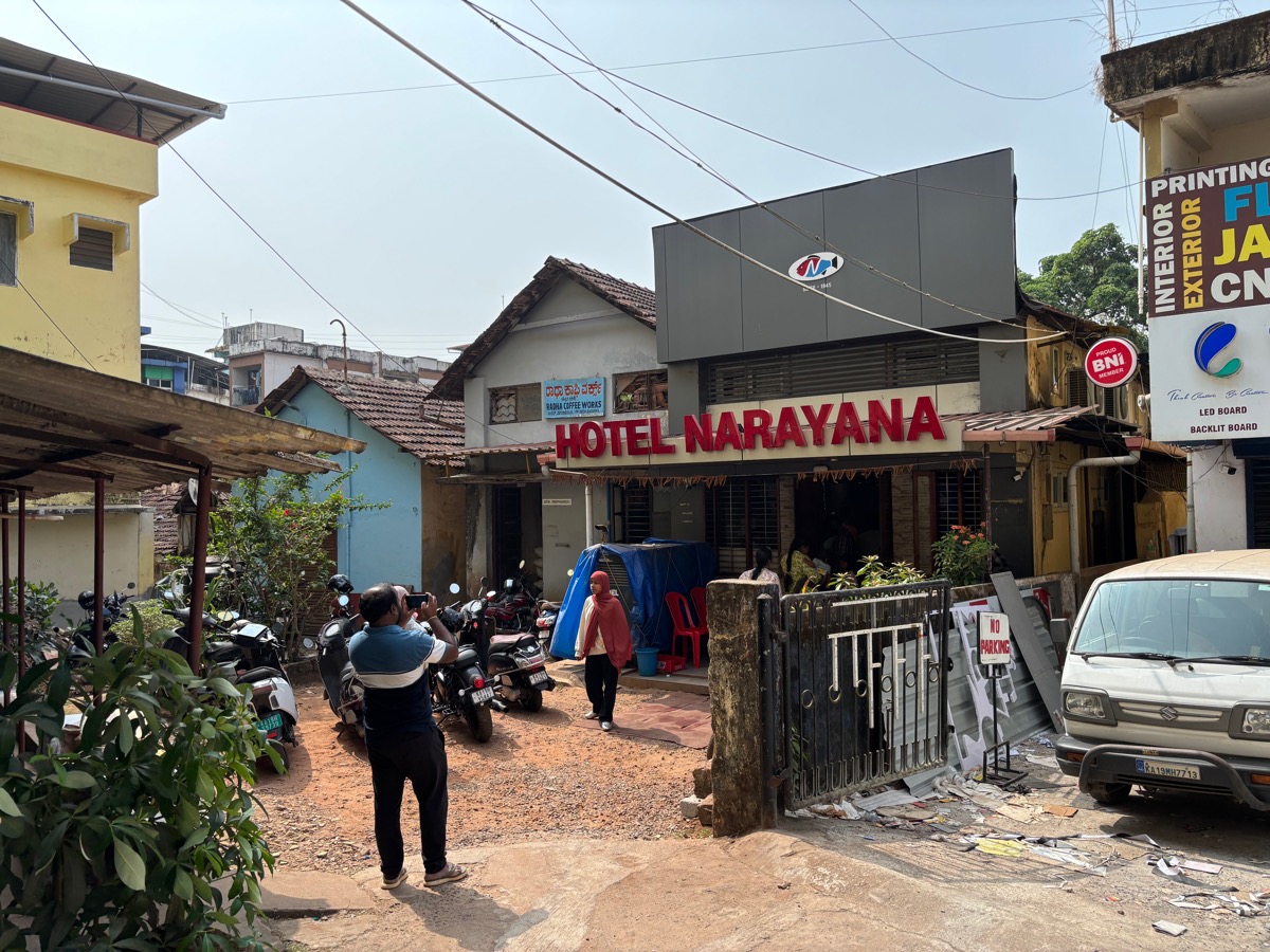 Hotel Narayana（インド・カルナータカ州マンガロール）