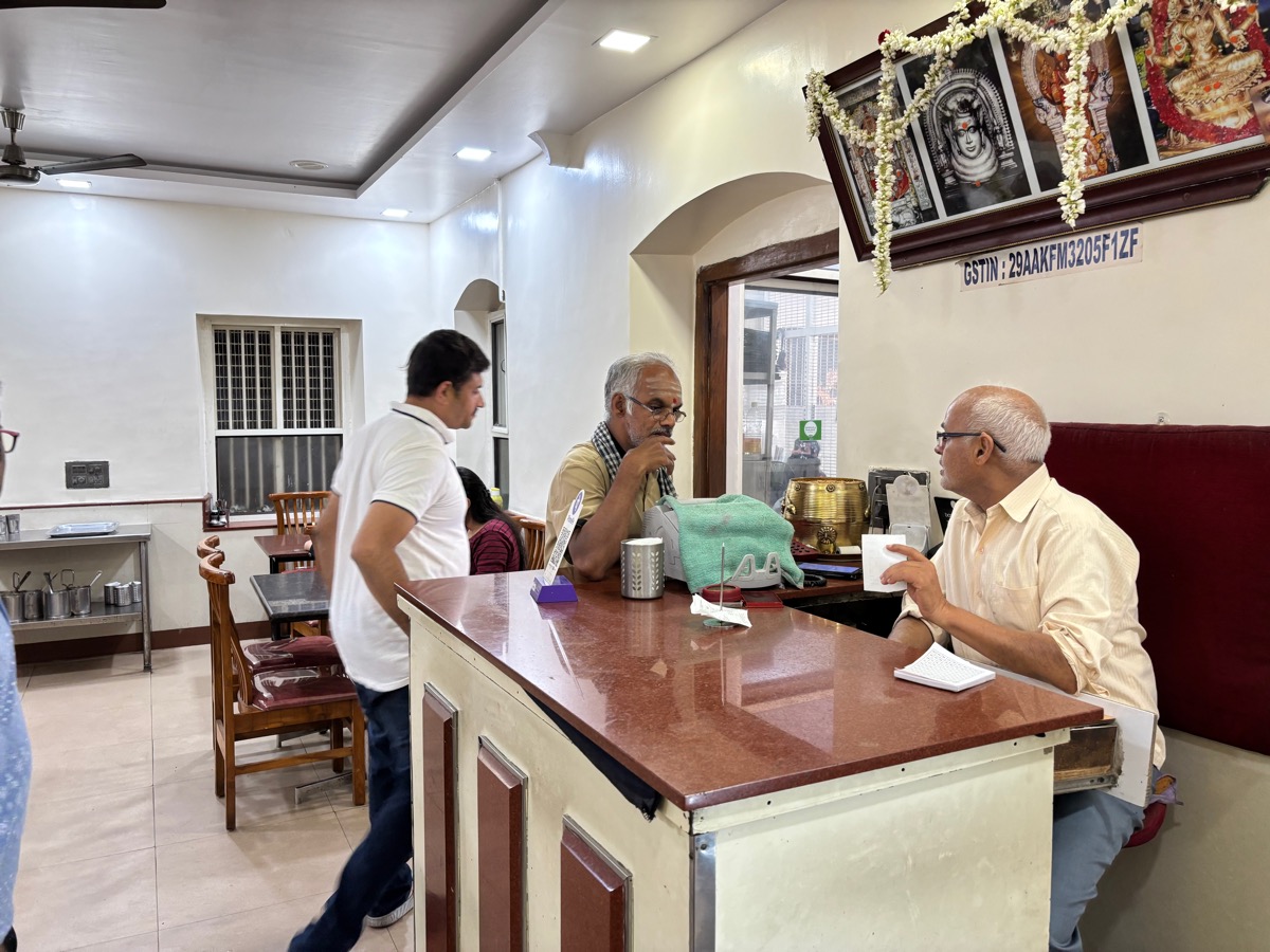 Mahesh Prasad Veg Restaurant（インド・カルナータカ州マイソール）