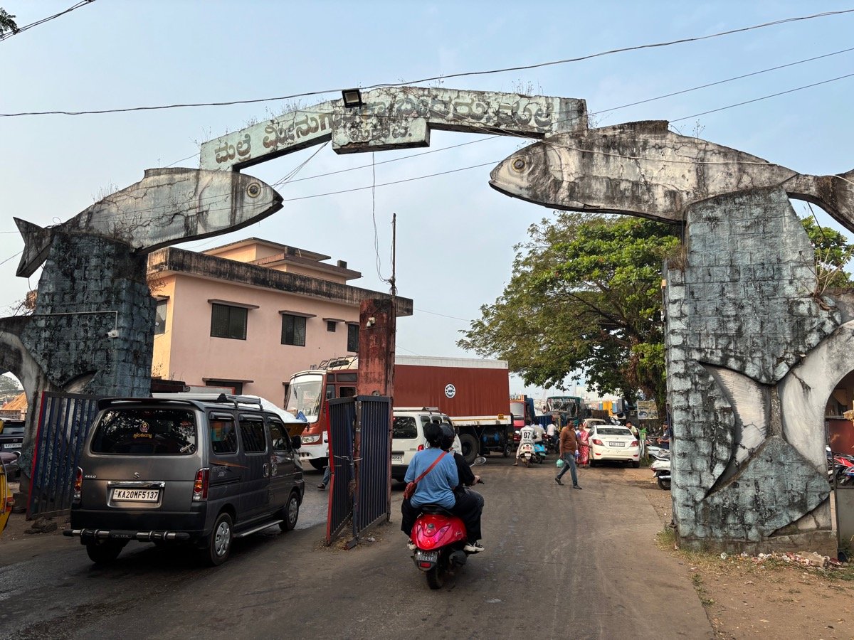 フィッシュマーケット(インド・カルナータカ州ウドゥピ)