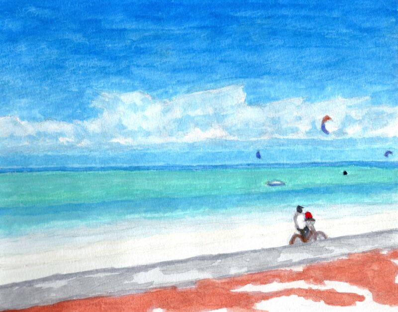 パジェのビーチ（タンザニア・ザンジバル）