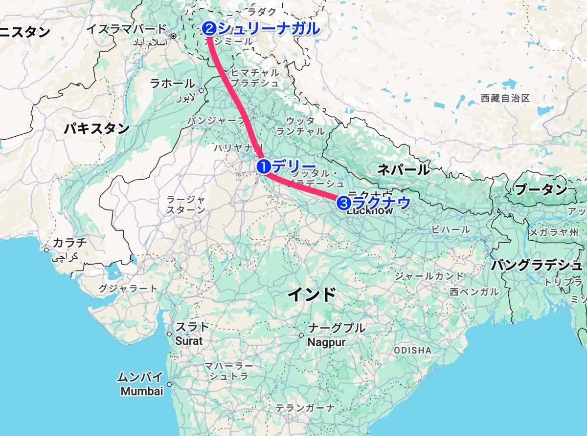 北インド旅